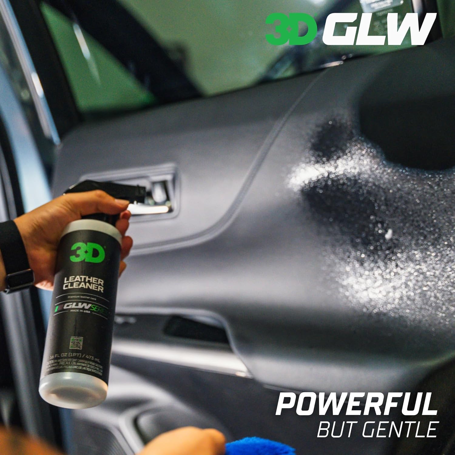 Although the cleaning power is strong, the formula remains gentle. It breaks down grime without compromising leather structure.