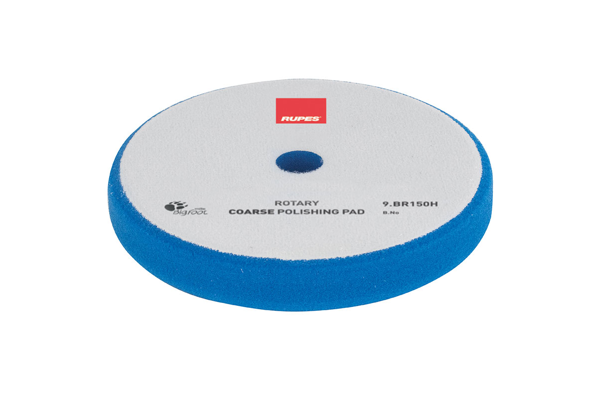 Coarse Rotary foam pads (Blue) 135mm
