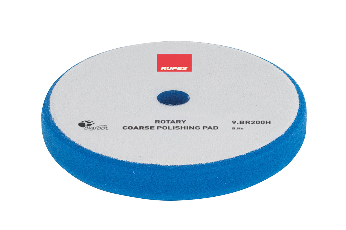 Coarse Rotary foam pads (Blue) 180mm