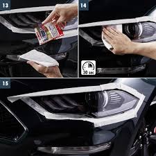 Restores yellowed headlights